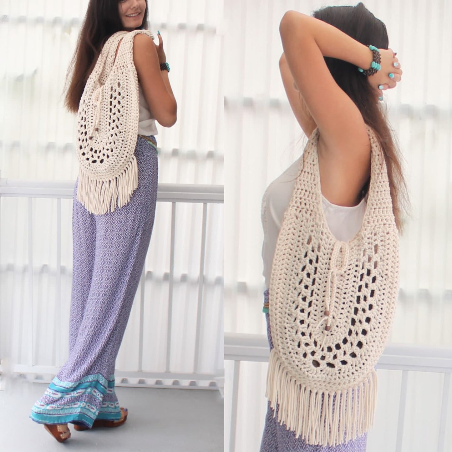 Crochet Pattern REVERSIA Bag 2-in-1 – PDF Boho - Hakel Liebe