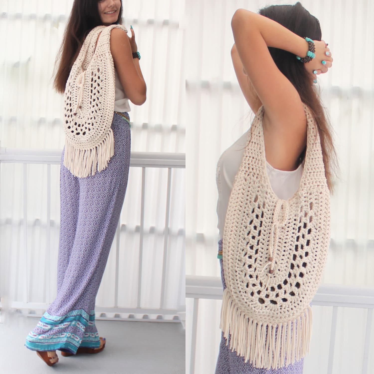 Crochet Pattern REVERSIA Bag 2-in-1 – PDF Boho - Hakel Liebe