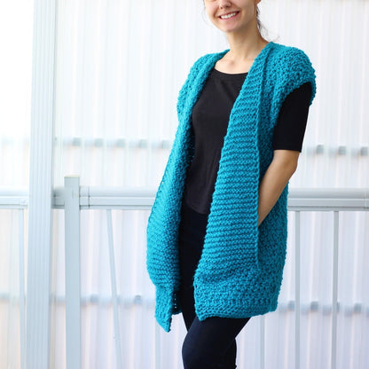 Knitting Pattern DARELIS Vest – PDF (7Y–3XL) - Hakel Liebe