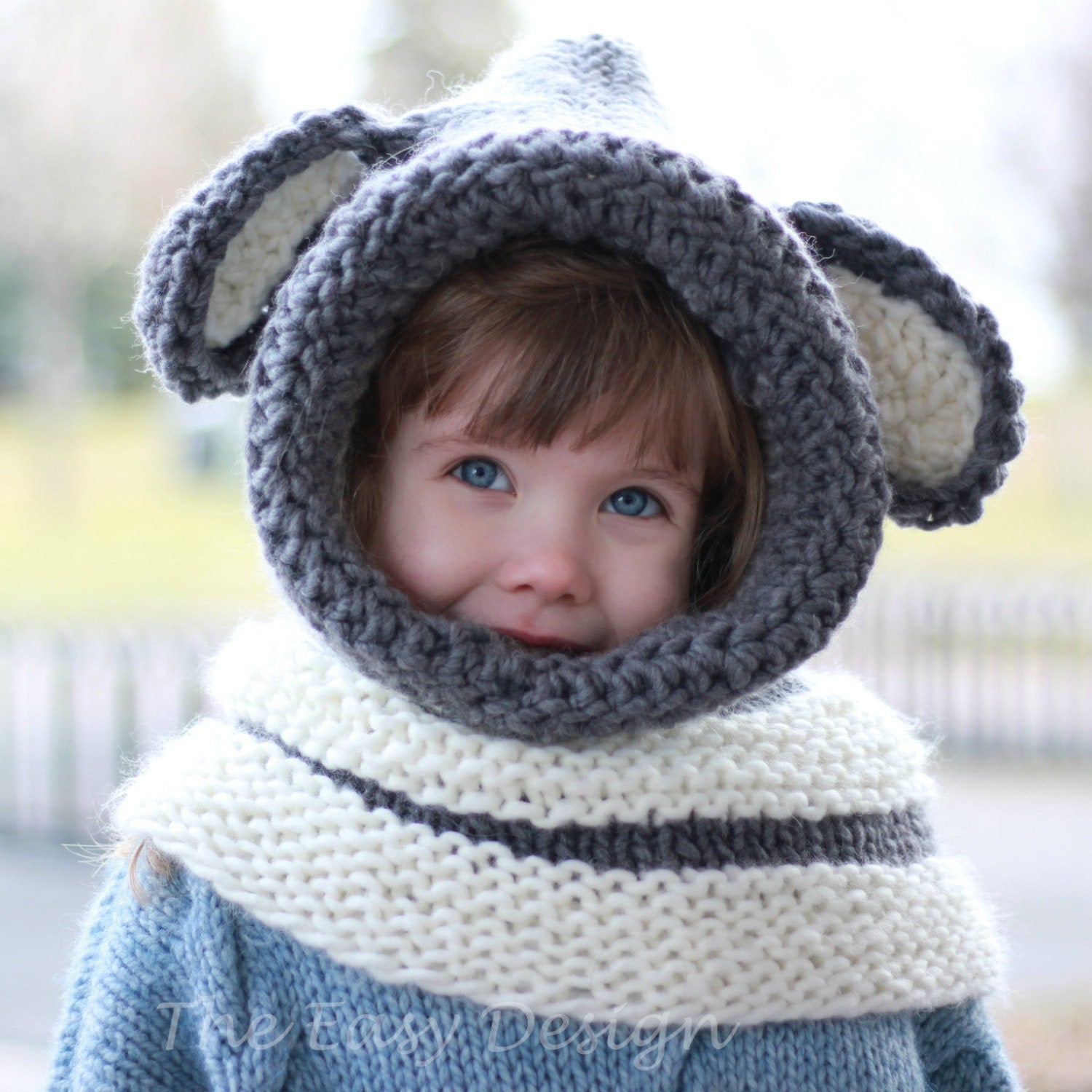 Knitting Pattern DOGGIS Dog Hooded Hat – PDF - Hakel Liebe