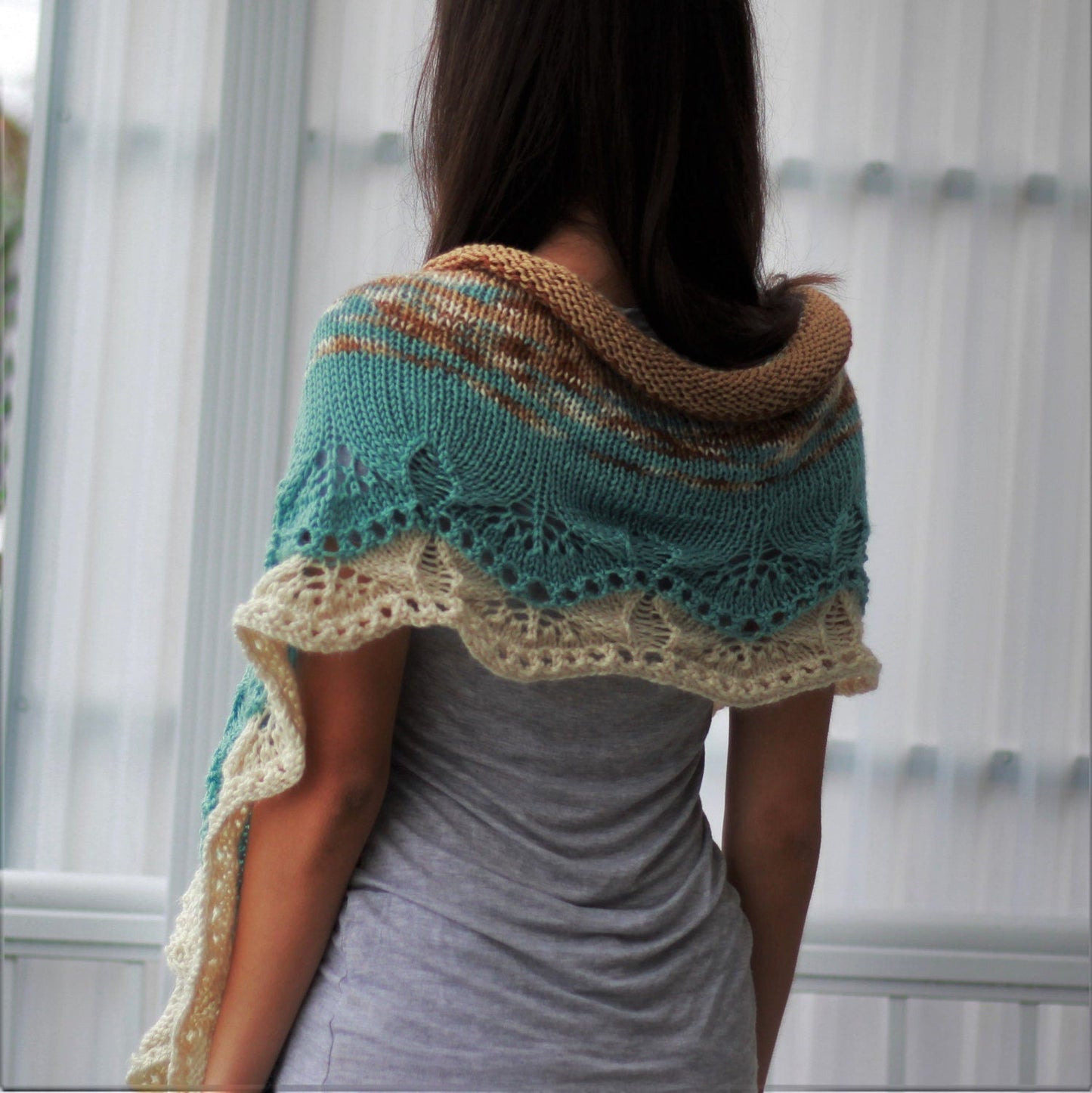 Knitting Pattern IDELIS Lace Shawl – PDF - Hakel Liebe