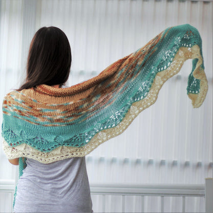 Knitting Pattern IDELIS Lace Shawl – PDF - Hakel Liebe