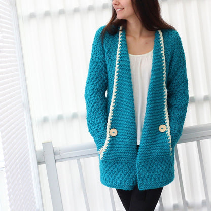 Knitting Pattern TANOVIA Cardigan – PDF (7Y–3XL) - Hakel Liebe
